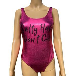 NWT Ingear Swim swimsuit one piece women Metallic Pink - Size Medium